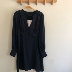 Derek Lam Navy Silk Dress size 4